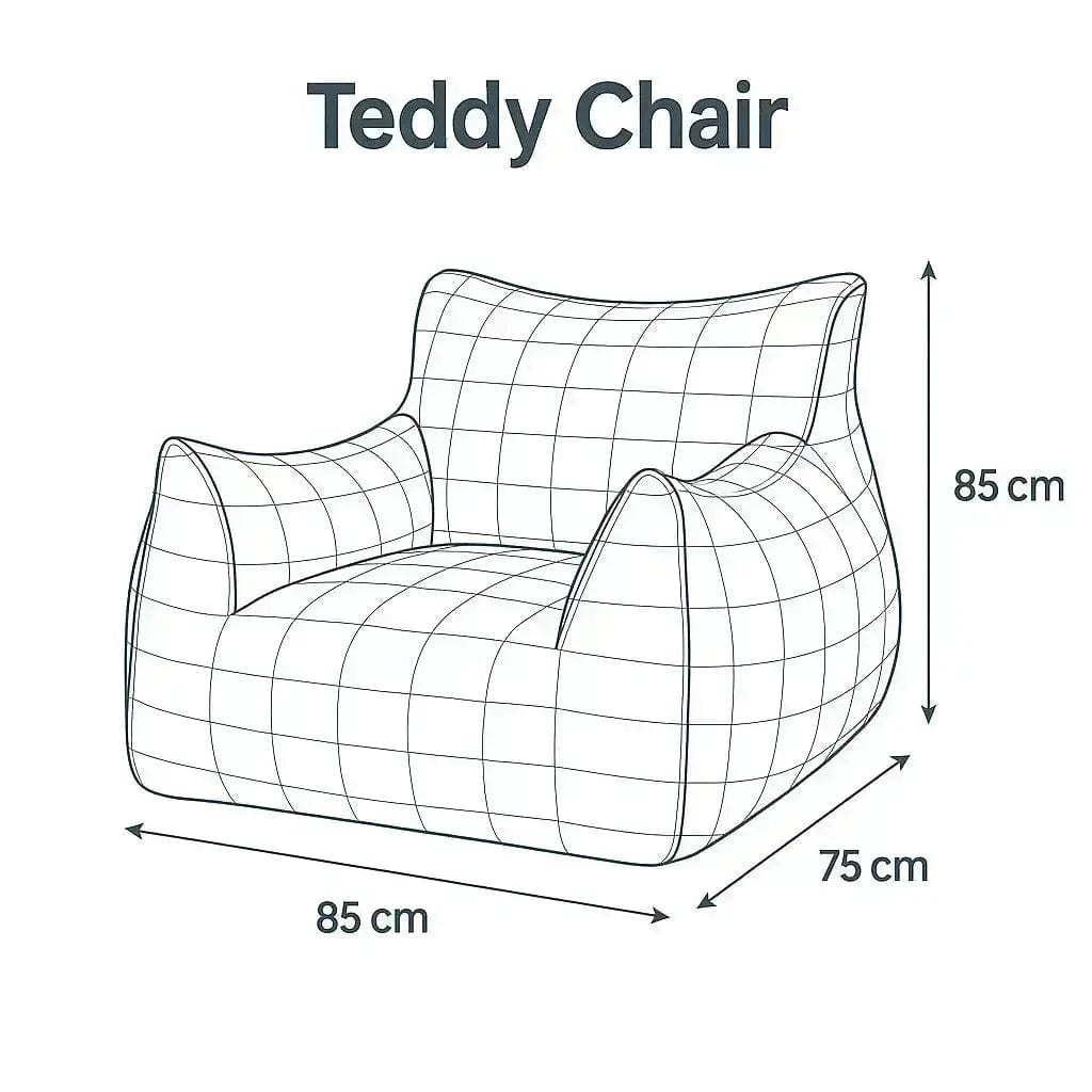 Ghế Teddy Vải Nhung Corduroy