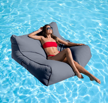Costa Pool Lounger Charcoal