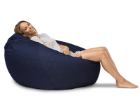 Cuba Denim Bean Bag Indigo Denim 96CM