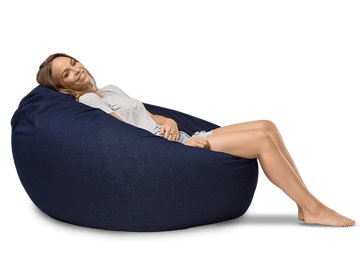 Cuba Denim Bean Bag Indigo Denim 96CM