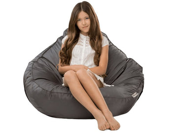 Freaky Cousin Kids Bean Bag Chairs Charcoal