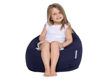 Coco Kids Bean Bag 60cm Navy Blue