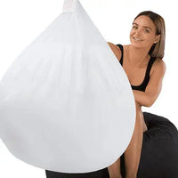 Kids Marshmallow Pink Fur Bean Bag Cover - Bean Bags R Us