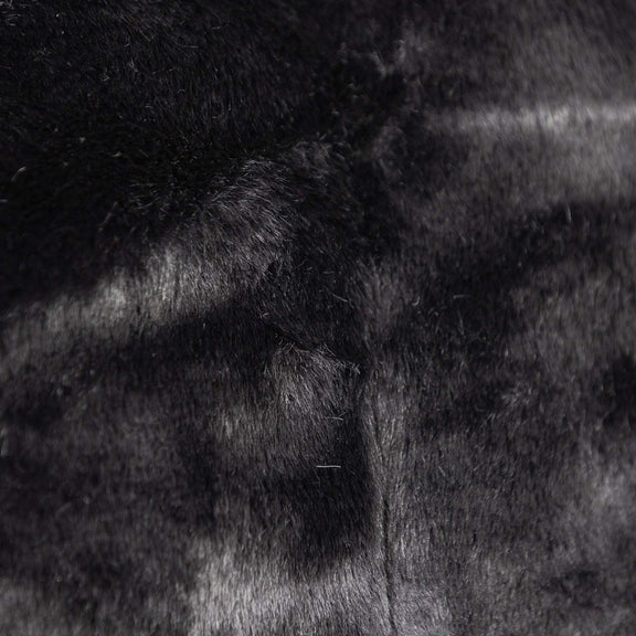 Teddy Faux Fur Bean Bag Chair Charcoal